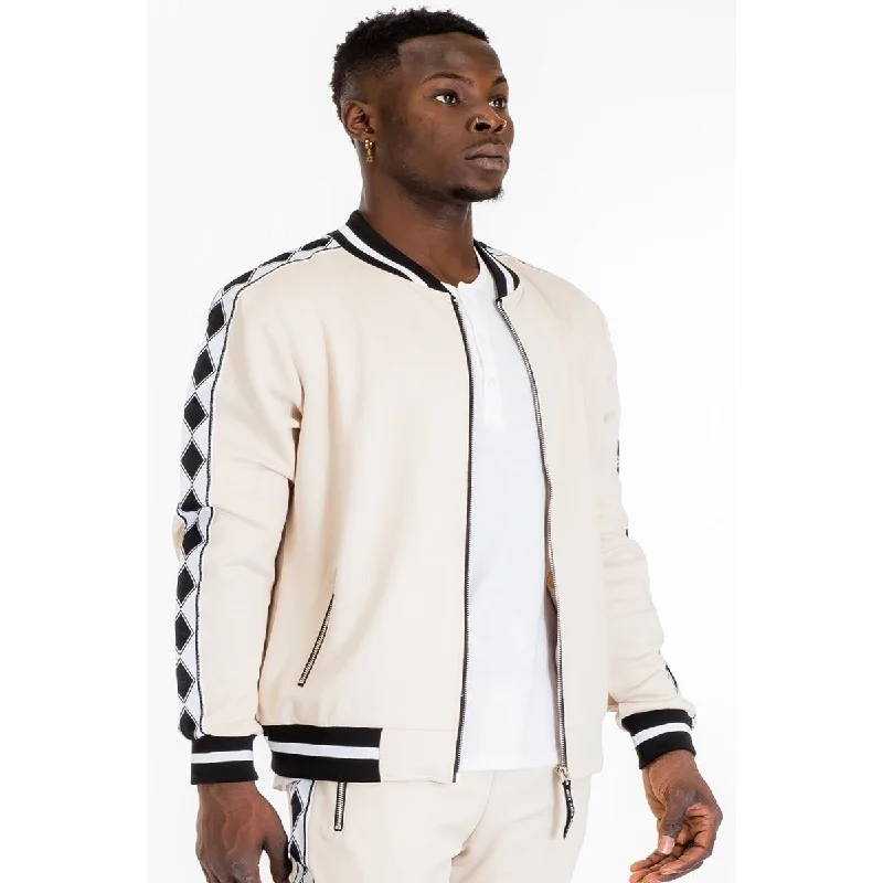 Lightweight-fit Diamond Tape Track Jacket