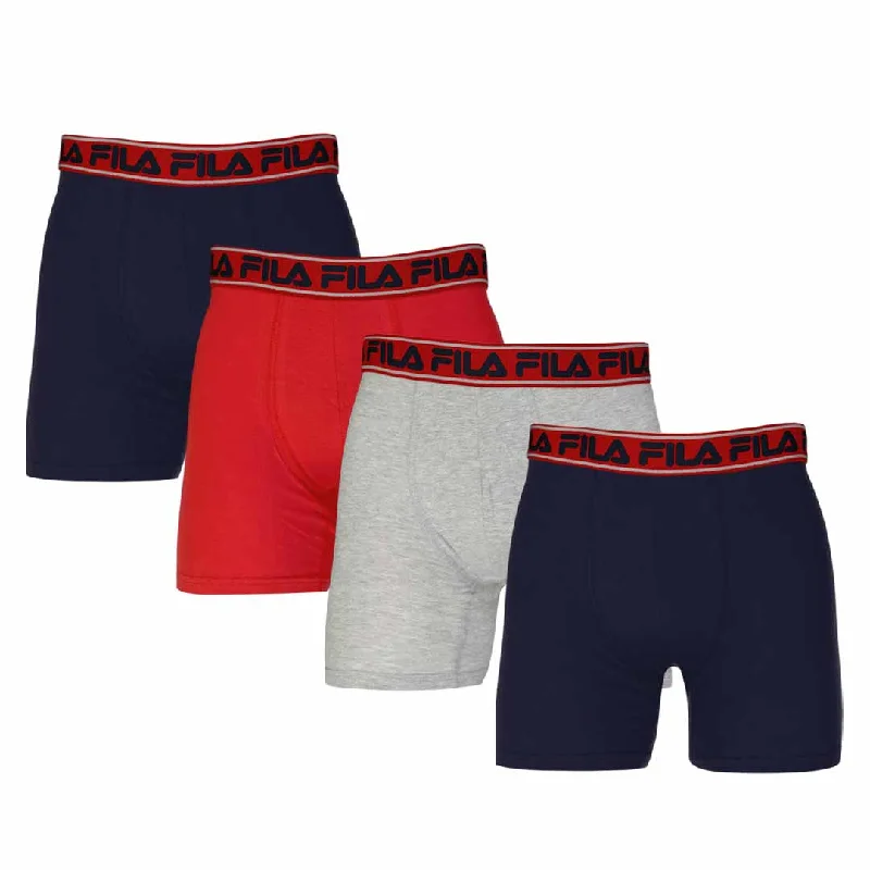 Tailored-wear FILA - Men's 4 Pack Boxer Brief (FM412BXCS15 600)