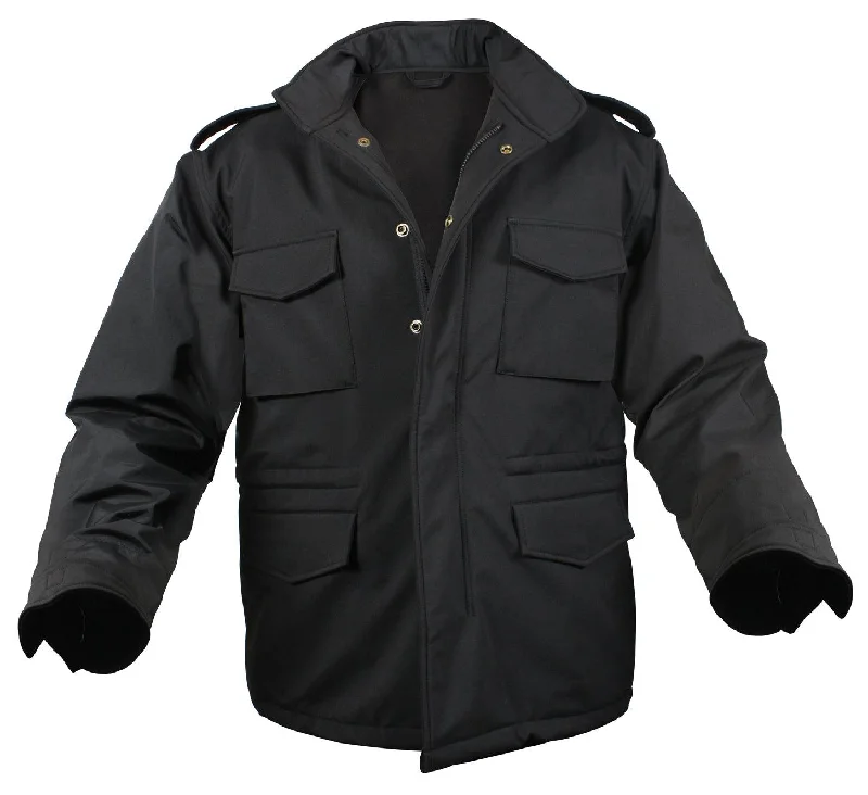 Layered Soft Shell Tactical M-65 Field Jacket by Rotcho