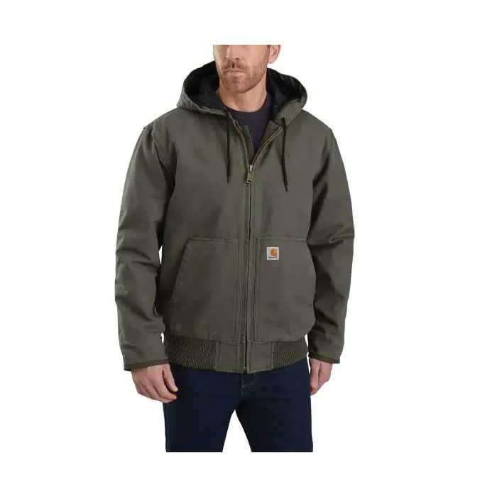 Urban-cool Men's Carhartt Loose Fit Washed Duck Insulated Active Jacket #104050