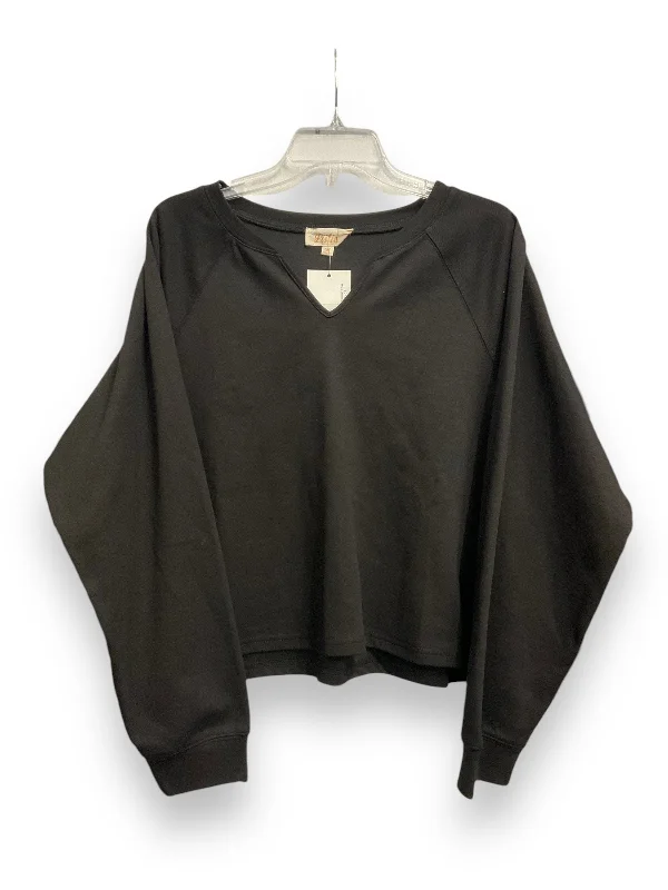 Trendy long sleeve Top Long Sleeve Basic By Listicle In Black, Size: S