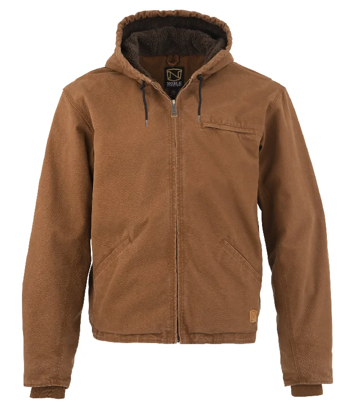 Chic-casual Men's FullFlexx™ Canvas Hooded Jacket (Closeout)