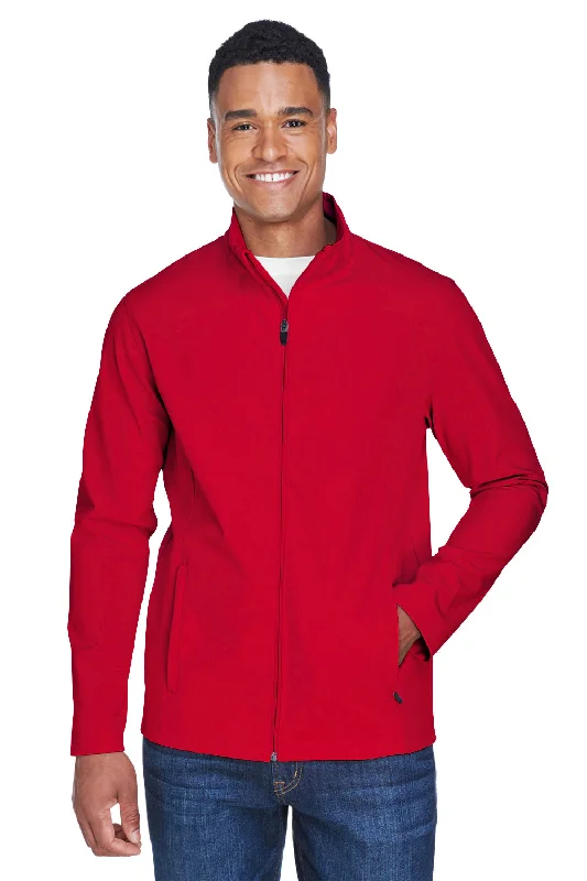 Oversized Team 365 Mens Leader Windproof & Waterproof Full Zip Jacket - Red