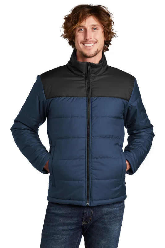 Trendy The North Face Mens Water Resistant Everyday Insulated Full Zip Jacket - Shady Blue