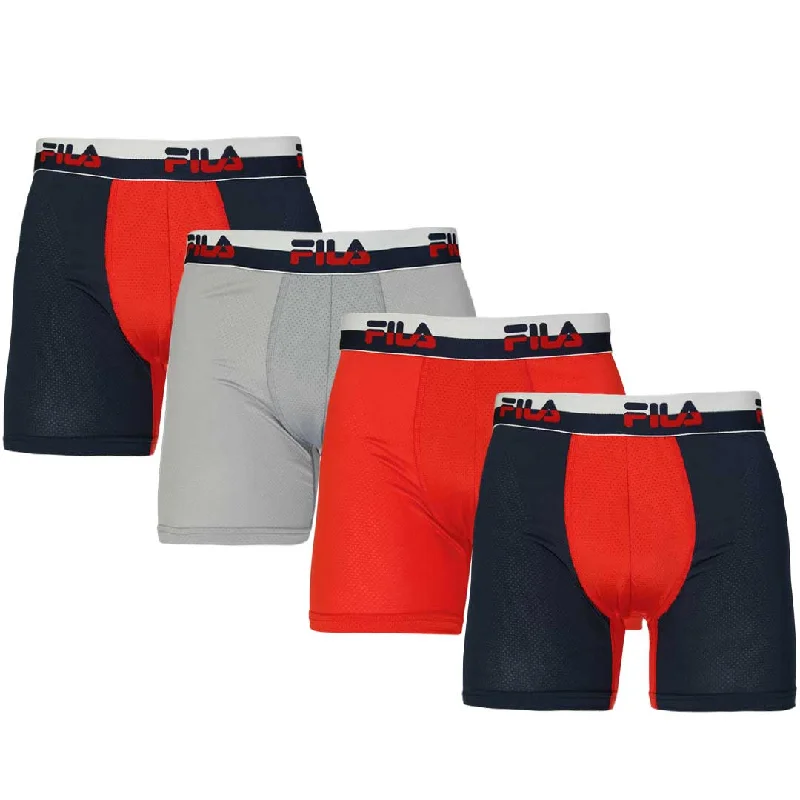 Urban-cool FILA - Men's 4 Pack Boxer Brief (FM412BXPM8 600)