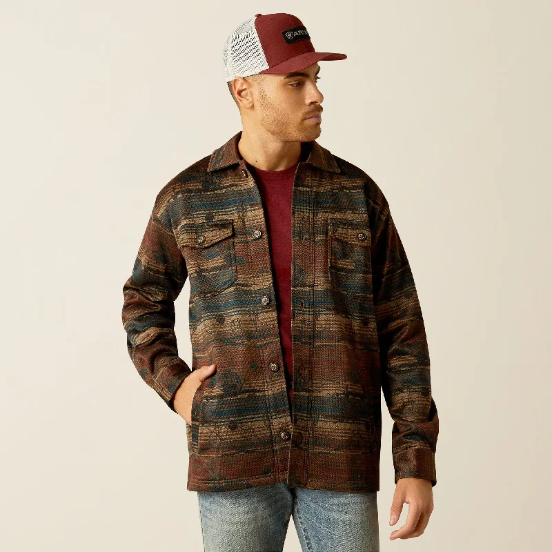 Off-duty Men's Ariat Caldwell Printed Shirt Jacket #10052734