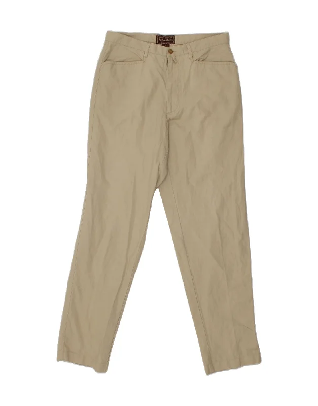 Wide-leg pants MARLBORO CLASSICS Mens Slim Casual Trousers EU 50 Large W34 L34 Beige