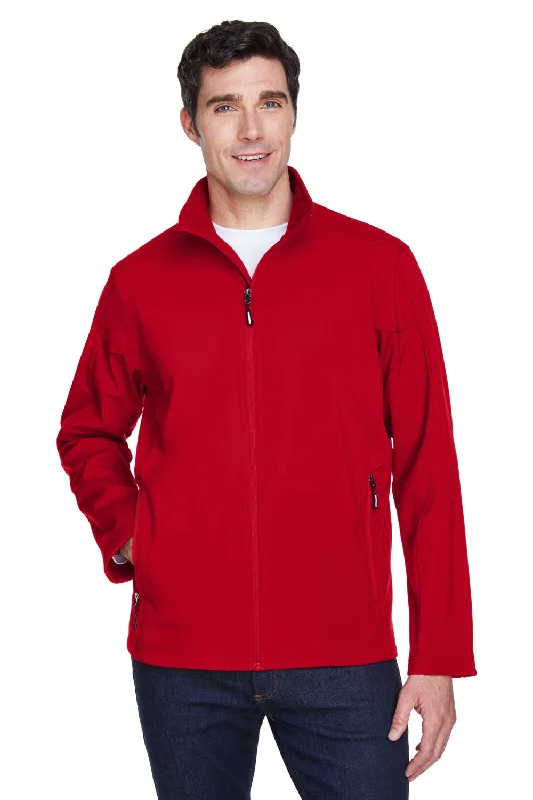 Slim-fit Core 365 Mens Cruise Water Resistant Full Zip Jacket - Classic Red