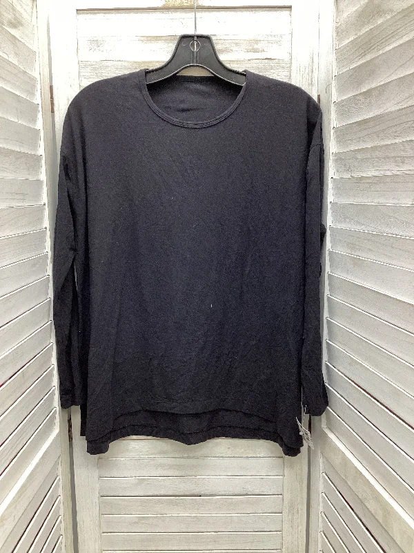 Modern fit Athletic Top Long Sleeve Crewneck By Lululemon In Black, Size: 6