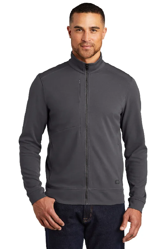 Functional-wear Ogio Mens Hinge Full Zip Jacket - Tarmac Grey