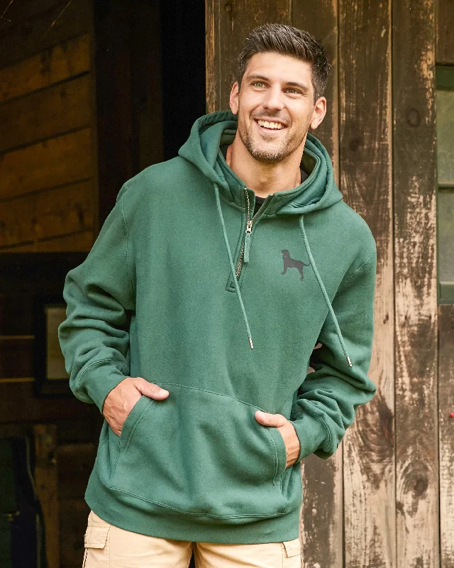 Military-inspired Classic Heavy Weight Quarter Zip