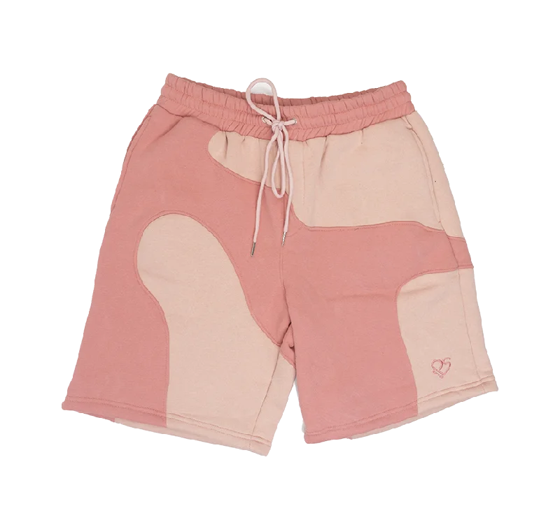 Workwear pants EPTM MARBLE SWEATSHORTS PINK - B022522