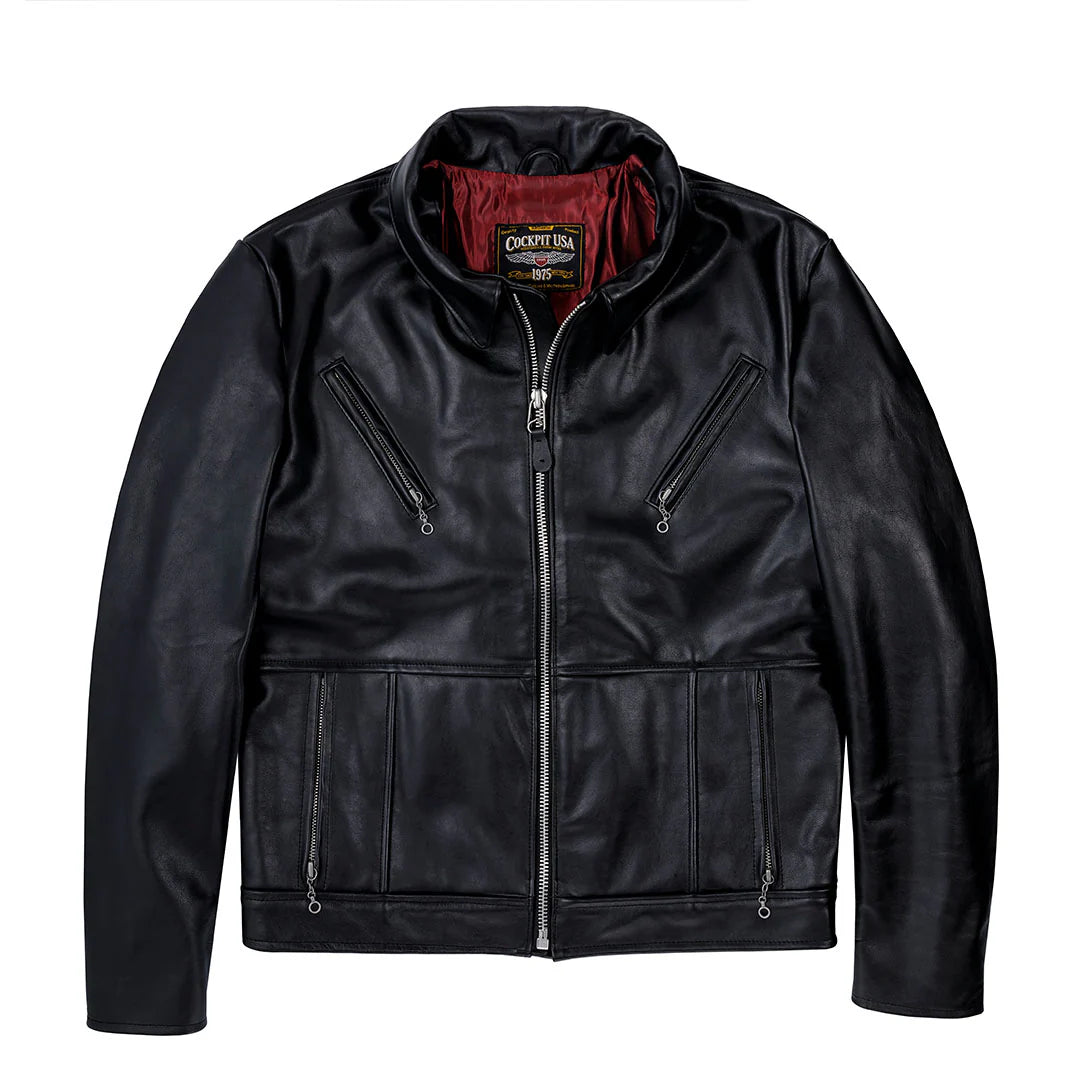 Comfortable Cockpit USA Victory Rider Horsehide Leather Jacket