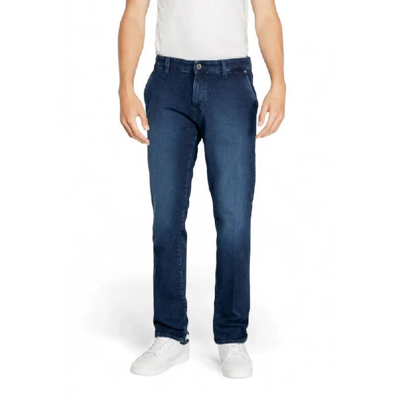 Checkered denim Gas  Cotton Jeans & Men's Pant