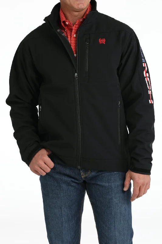 Long-line Men's Cinch Bonded Jacket #MWJ1567011