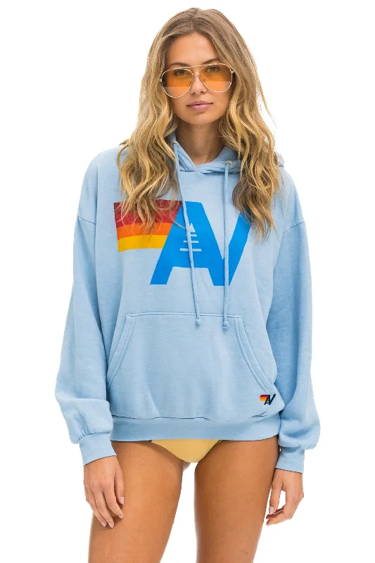 Statement-piece LOGO PULLOVER RELAXED HOODIE - ICE