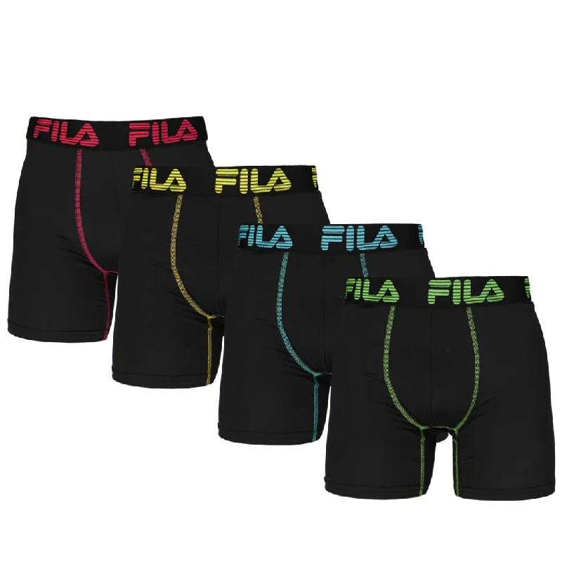 High-tech FILA - Men's 4 Pack Boxer Brief (FM412BXPB9 001)