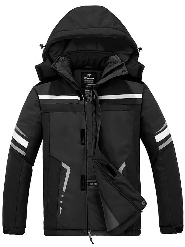 Trendy Men's Windproof Snowboarding Jacket Mountain Waterproof Ski Jacket Atna 016