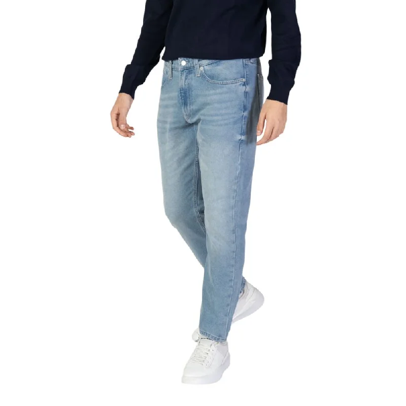 Embroidered denim Calvin Klein Jeans blue Cotton Jeans & Men's Pant