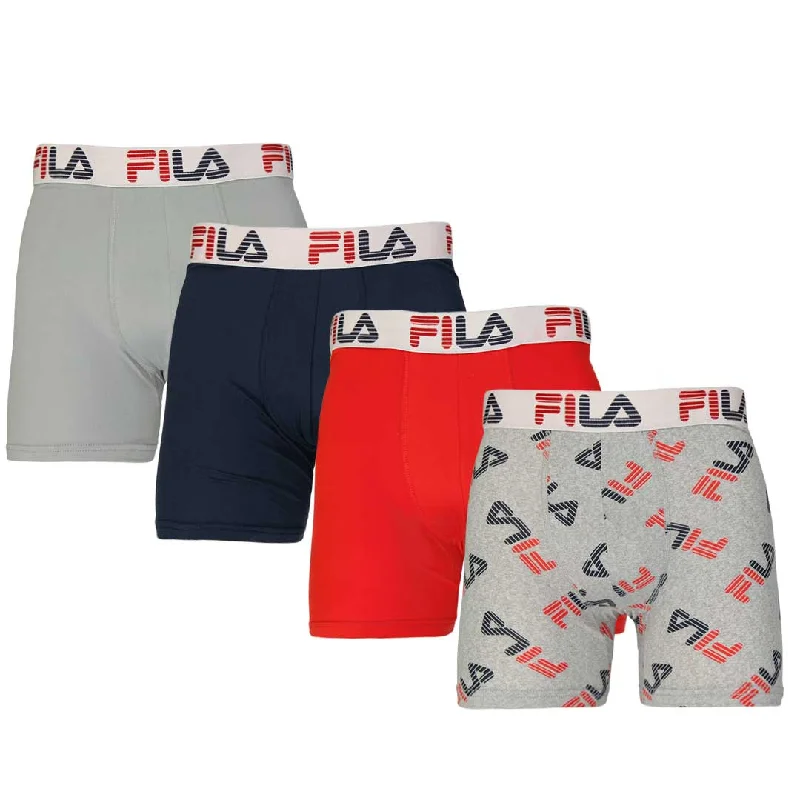 Elevated FILA - Men's 4 Pack Boxer Brief (FM412BXPB9 020)