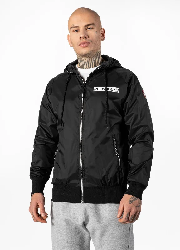 Comfortable Men's transitional hooded jacket Athletic Logo