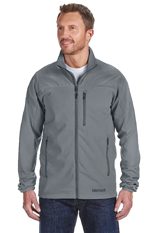 Trendy Marmot Mens Tempo Water Resistant Full Zip Jacket - Cinder Grey - Closeout