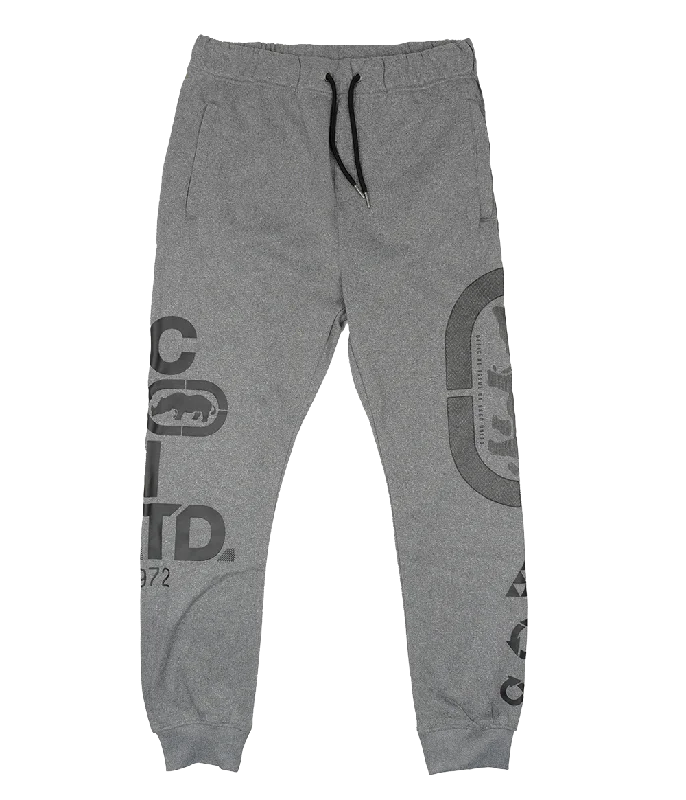 Stretch fabric ECKO UNLTD FLEECE JOGGER PANTS GREY MARLED - EO32G840