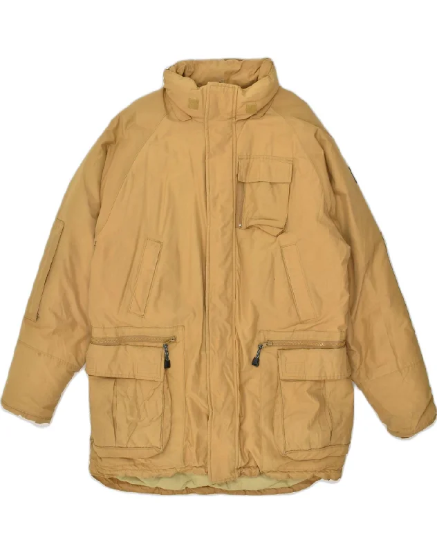 Long-line WOOLRICH Mens Windbreaker Jacket UK 42 XL Beige