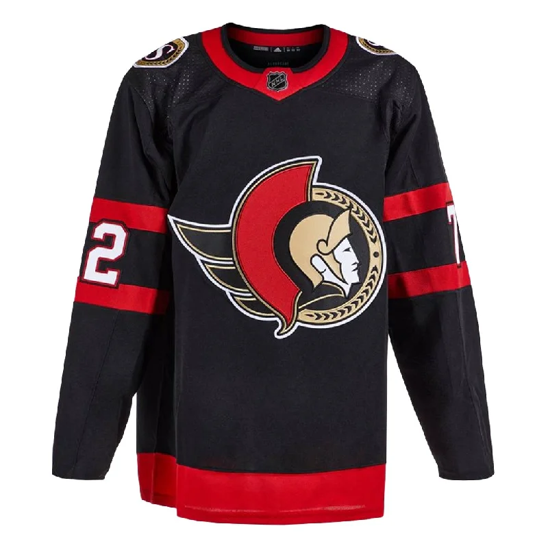 Classic-chic adidas - Men's Ottawa Senators Authentic Thomas Chabot Home Jersey (HB6658)