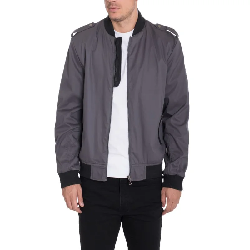 Recycled-materials Casual Bomber Jacket