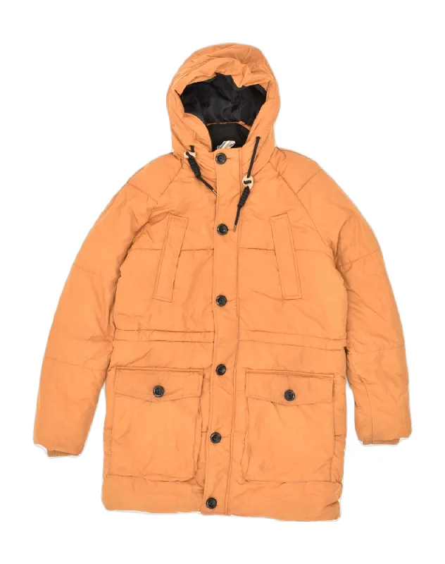 High-tech JACK & JONES Mens Originals Hooded Padded Jacket UK 38 Medium Orange