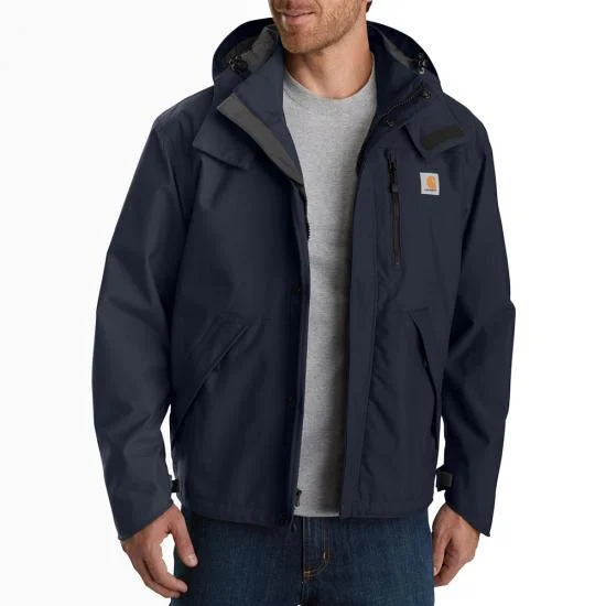 Comfortable J162 - Storm Defender Loose Fit Heavyweight Jacket - Navy