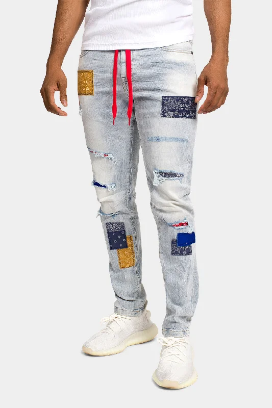 Cargo pants Bandana Patch Skinny Jeans