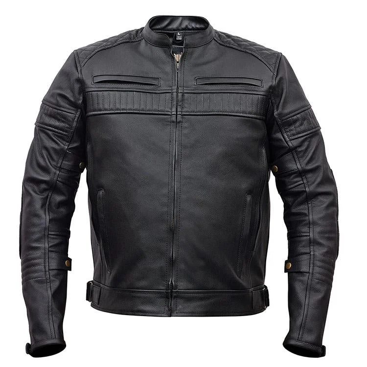 Designer VL513 Vance Leather Men's Padded/Vented Scooter Jacket