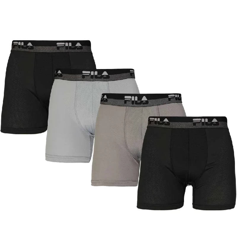 Tailored-wear FILA - Men's 4 Pack Boxer Brief (FM412BXPM8 001)