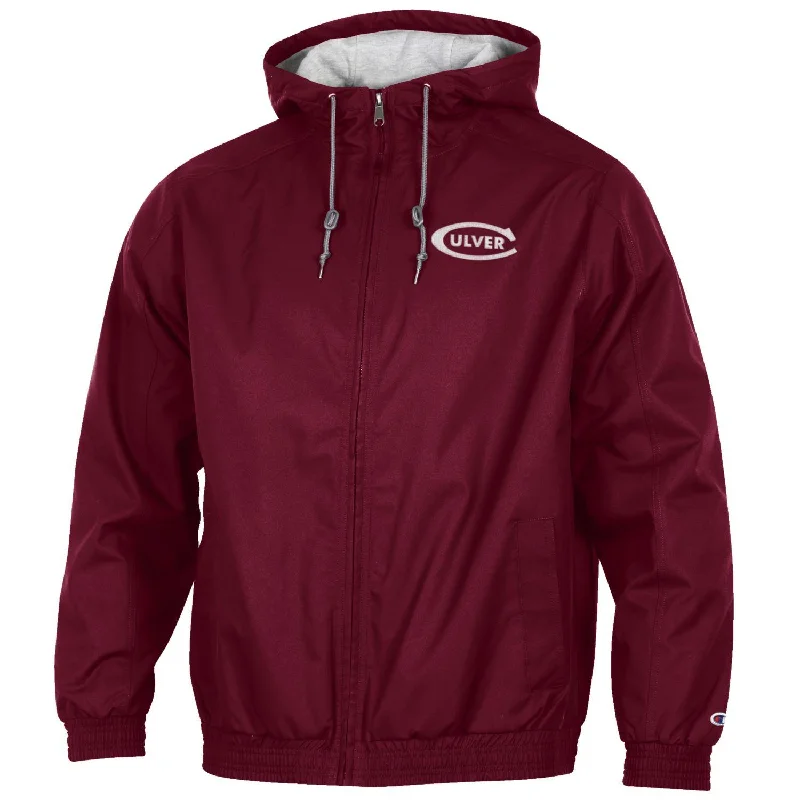 Sportwear-inspired  Culver Victory Jacket - Maroon