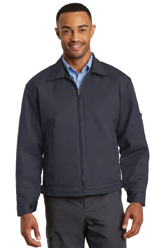 Cold-weather Red Kap Mens Full Zip Jacket - Charcoal Grey