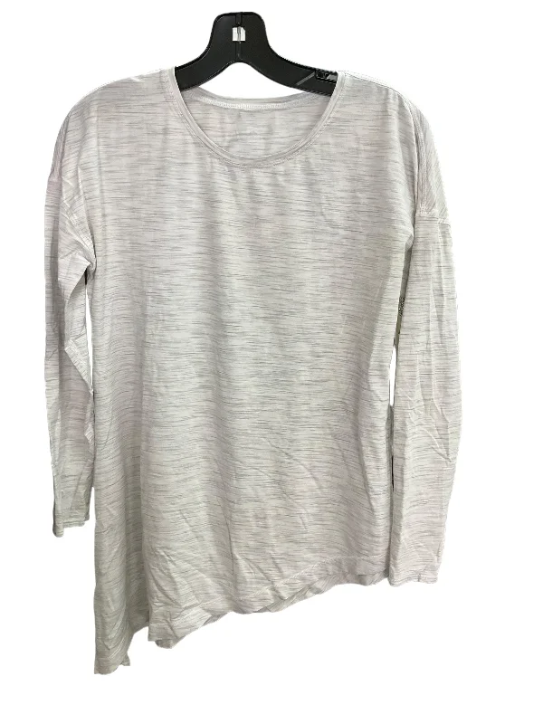 Organic cotton Athletic Top Long Sleeve Crewneck By Lululemon In Green, Size: M