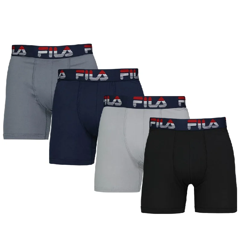 Performance-wear FILA - Men's 4 Pack Boxer Brief (FM412BXPB13 702)