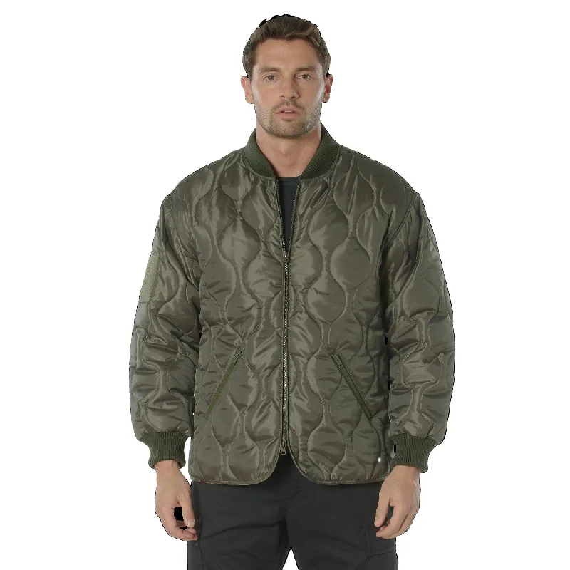 Long-line Mens Concealed Carry Quilted Woobie Jacket by Rothco