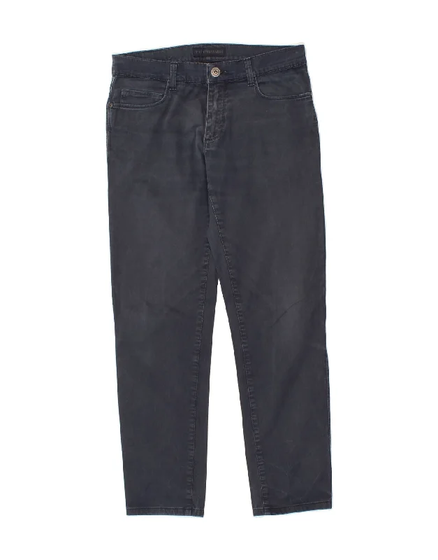 Slim-fit TRUSSARDI Mens Slim Casual Trousers W31 L29 Navy Blue