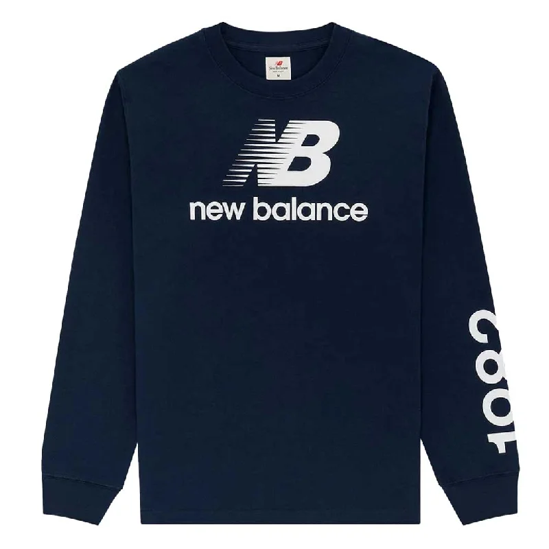 Designer New Balance - Men's MADE In USA Long Sleeve T-Shirt (MT21548 NGO)