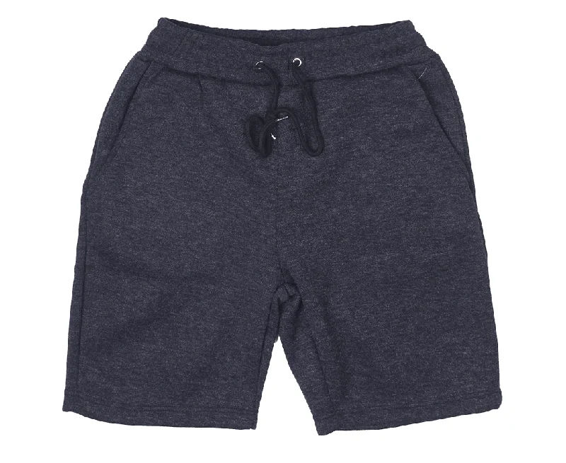 Soft fabric J COME PREMIUM SWEAT SHORTS NAVY - FS-4003