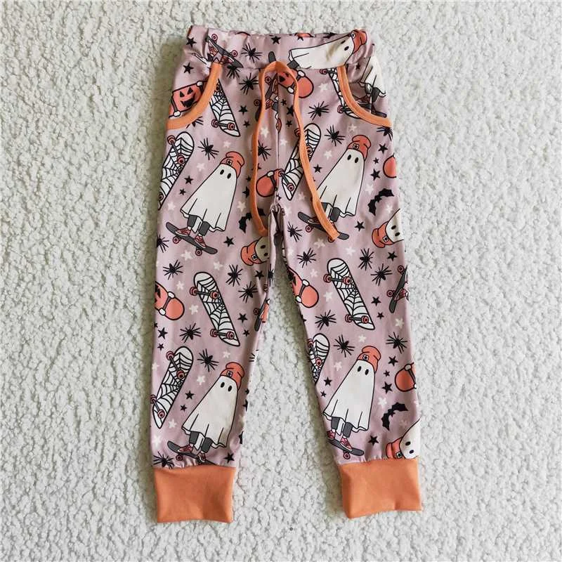 Elastic waistband boys Halloween Long Pants P0024