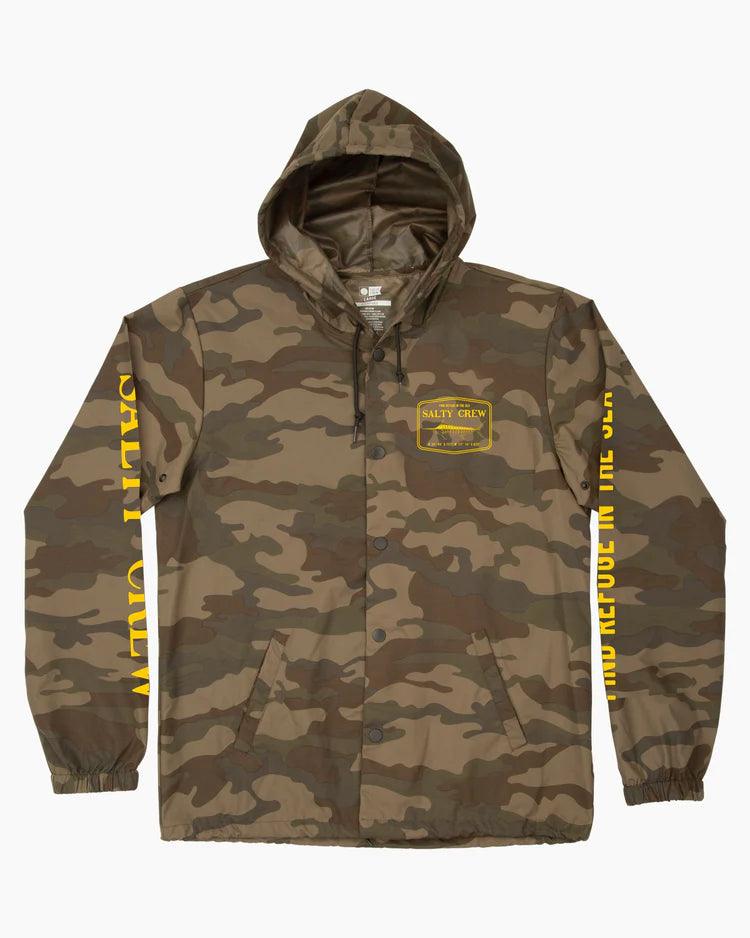 Functional-wear Stealth Camo Snap Jacket