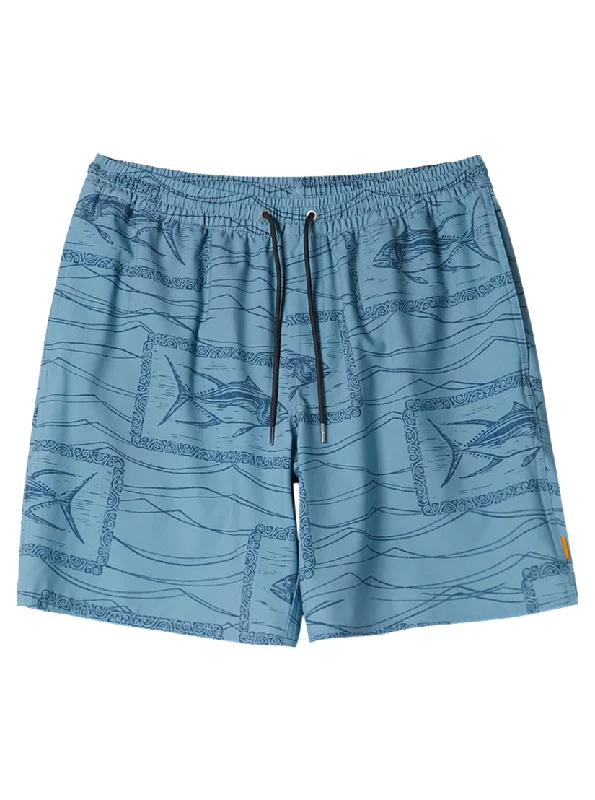 Printed pants Quiksilver Waterman Reef Point Volley