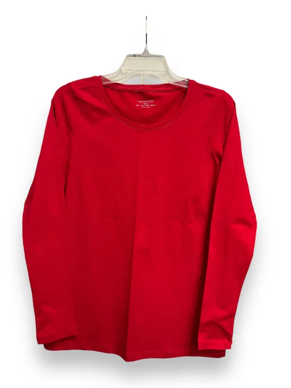 Crew neck top Top Long Sleeve Basic By Philosophy In Red, Size: S