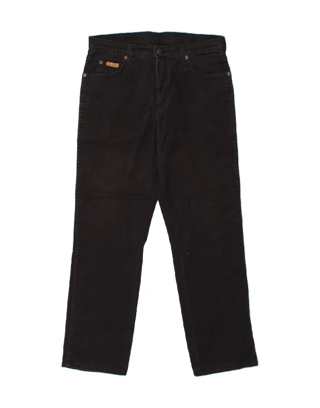 Tinted denim WRANGLER Mens Straight Jeans W32 L30 Black