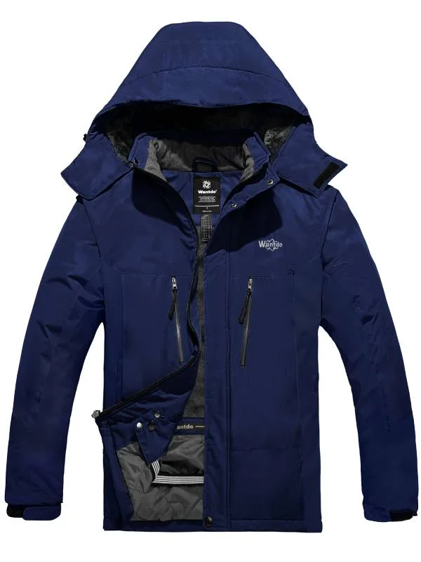 Layer-ready Men's Mountain Jacket Waterproof Winter Ski Coat Fleece Snowboarding Jackets Atna 012