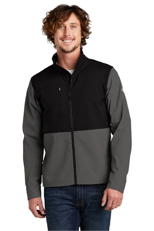 Functional-wear The North Face Mens Castle Rock Wind & Water Resistant Full Zip Jacket - Asphalt Grey